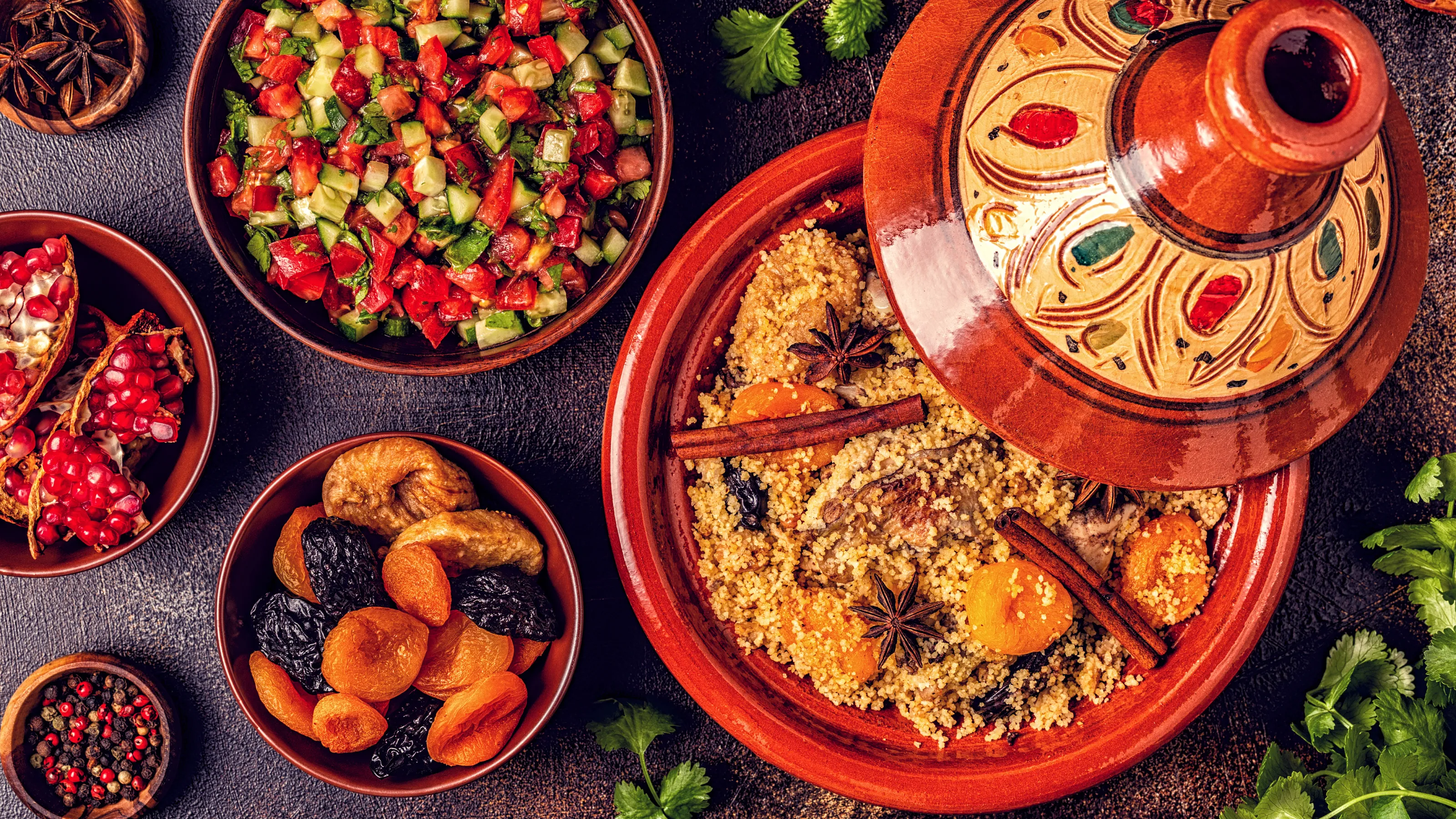Moroccan couscous with vegetables